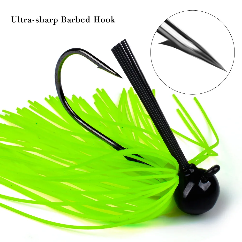 Silicone Bass Jig Skirts Buzzbait – Falda de goma para lucioperca - imagen 3