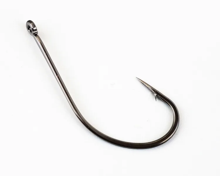 Detalle de anzuelos tipo jig para pesca con mosca