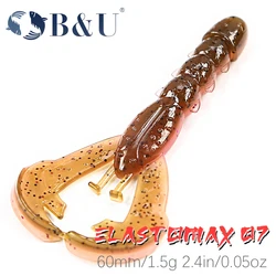 B&U Señuelo Ned Vinilo Flotante Cola Doble