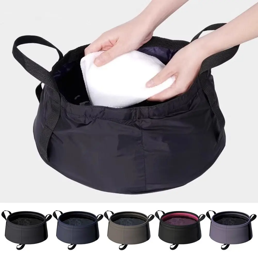 Cubo plegable gran capacidad con correas para pesca deportiva - imagen 5