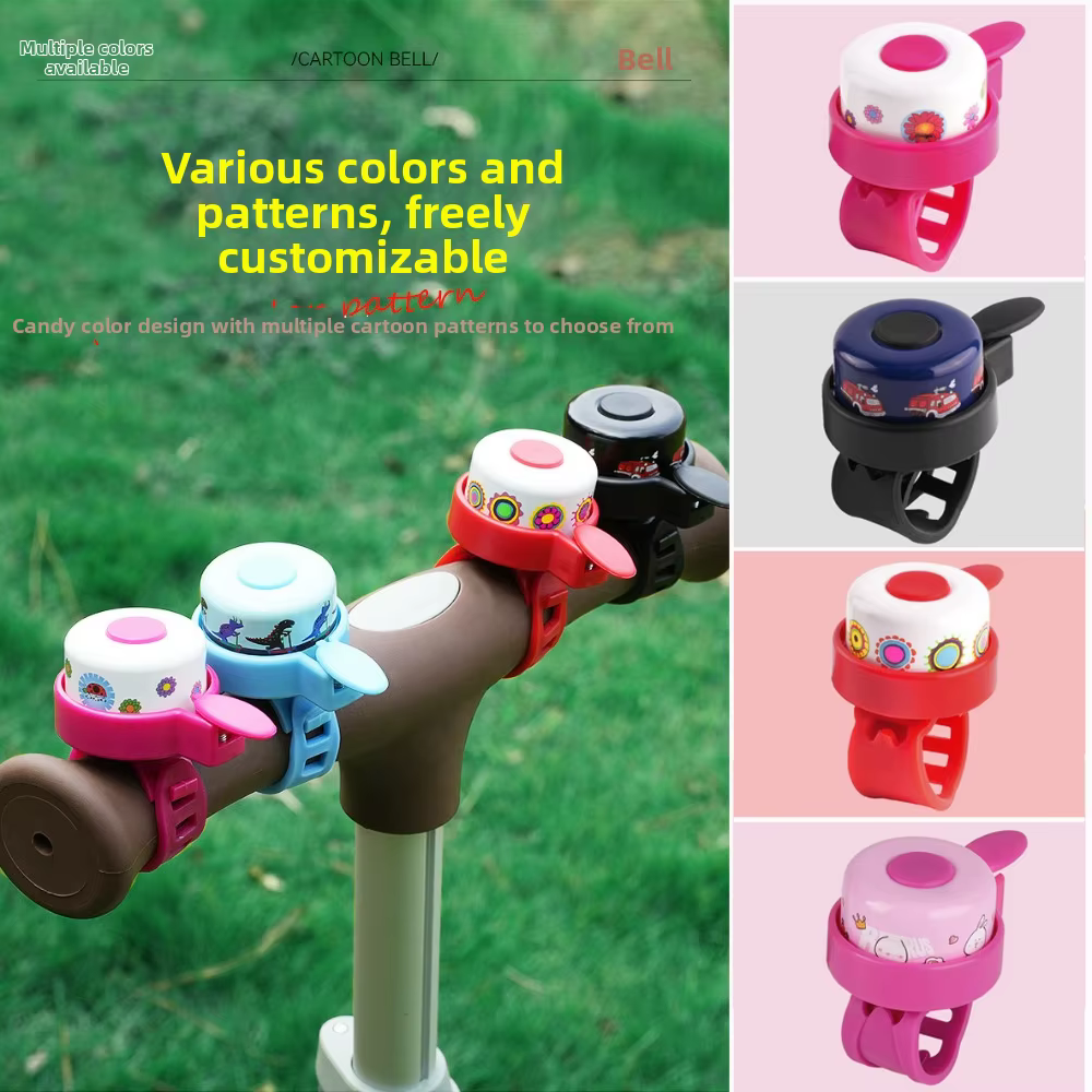 Bocinas Multicolor para Bicicleta y Scooter – Campanas divertidas para niños - imagen 4