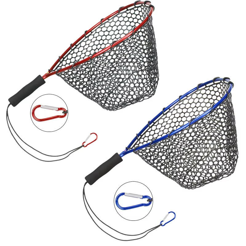 WEIHE Sacadera de pesca mini de silicona con mango corto