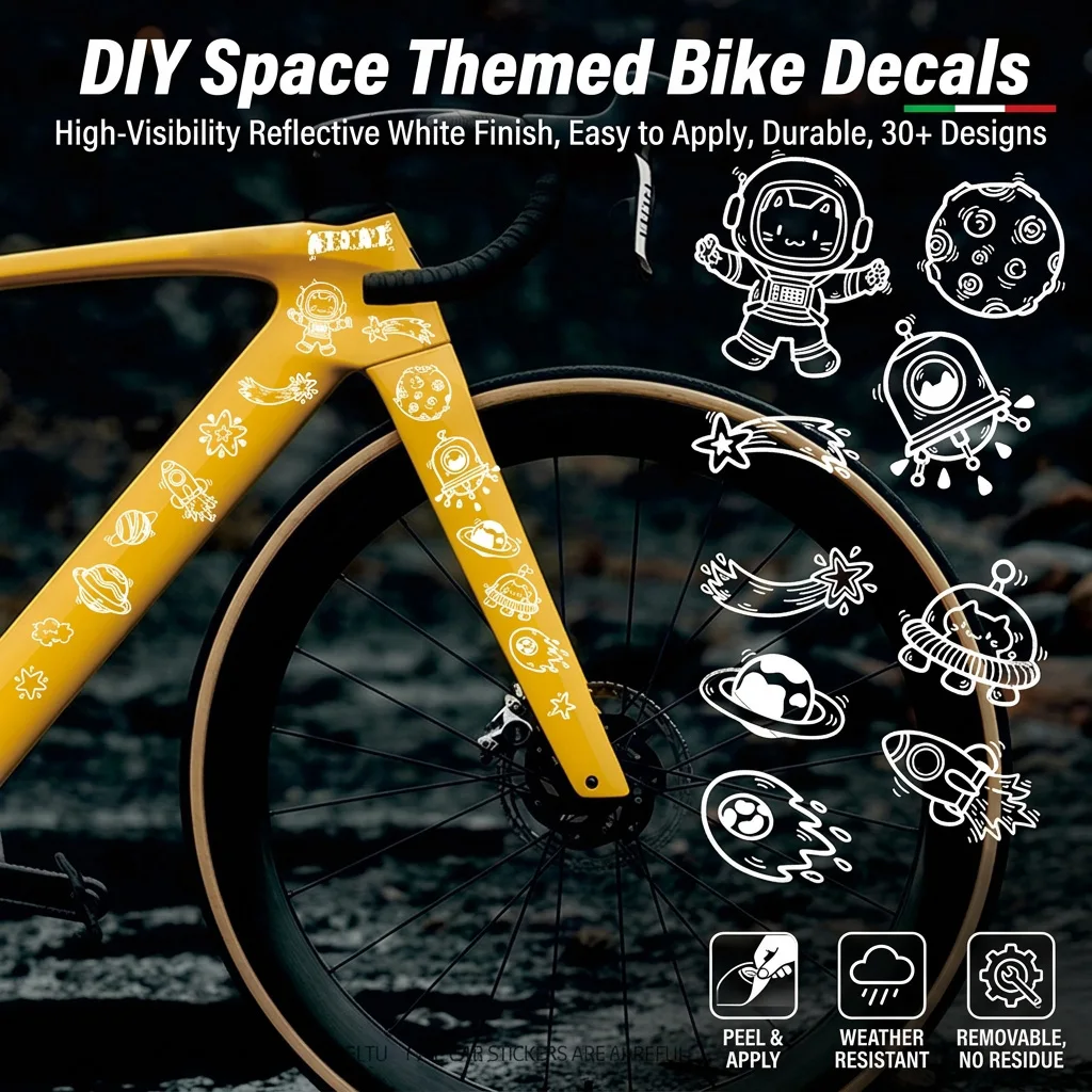 Diseño decorativo para bicicleta de montaña y carretera