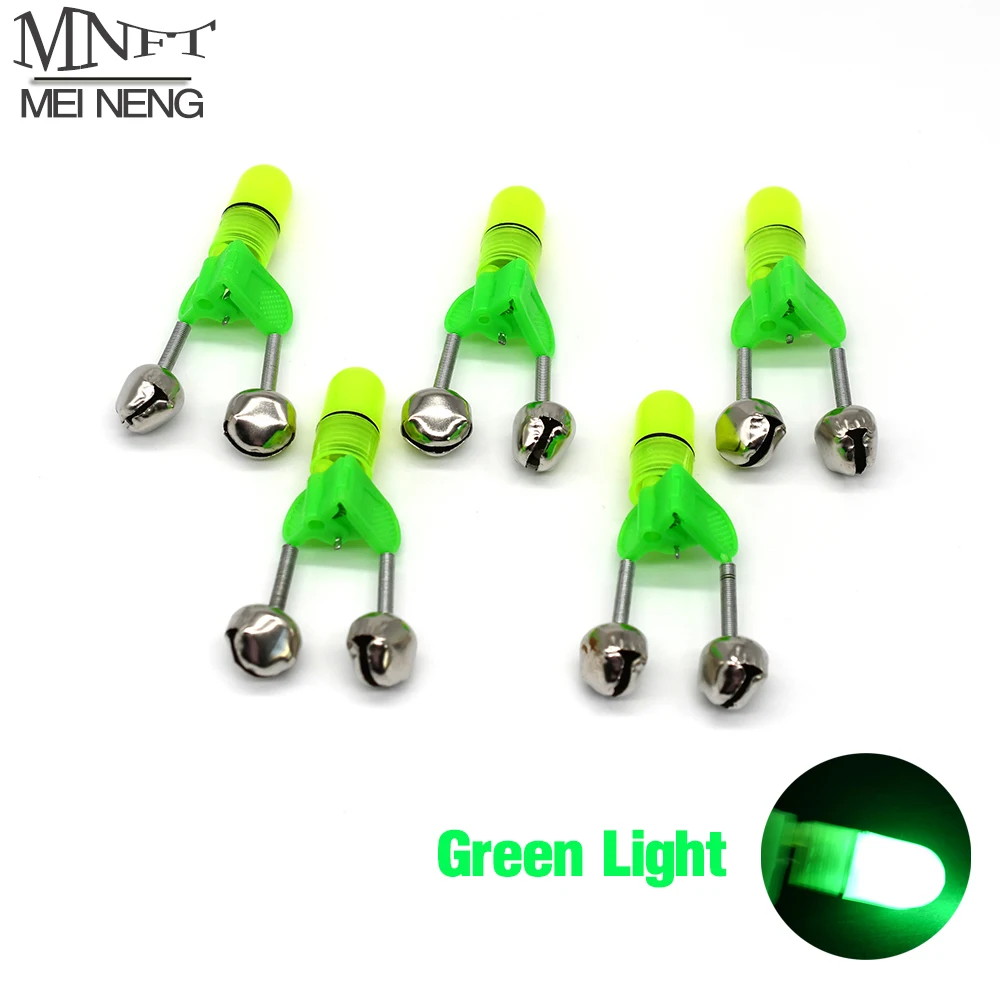 MNFT Alarma de mordida LED nocturno con campanas gemelas