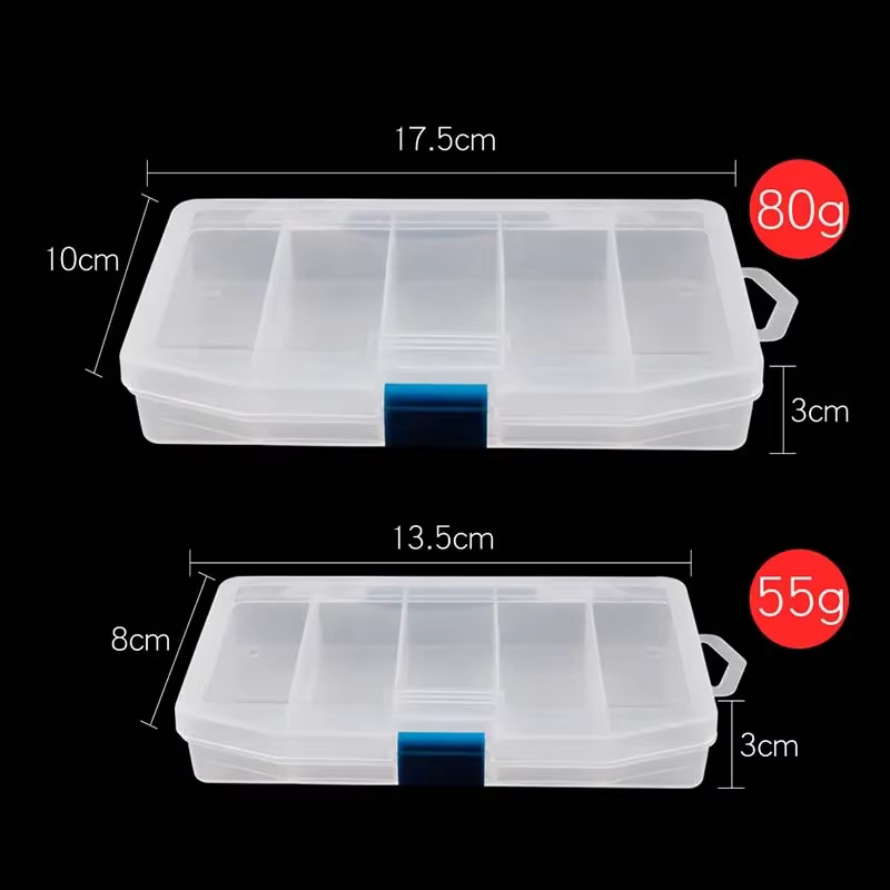Caja de Pesca Multi-Compartimentos para Señuelos y Anzuelos - imagen 2