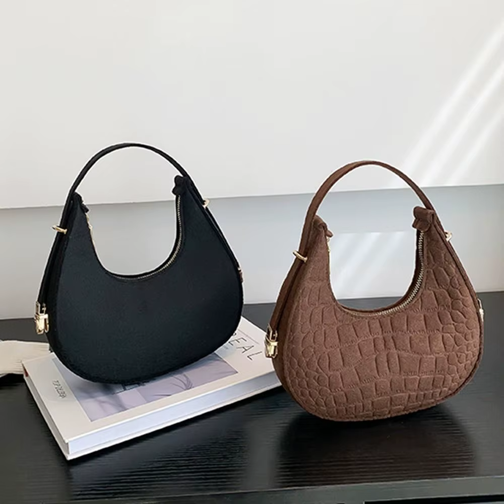 Bolso de Mano Piel de Cocodrilo – Cartera con Diseño Elegante - imagen 4