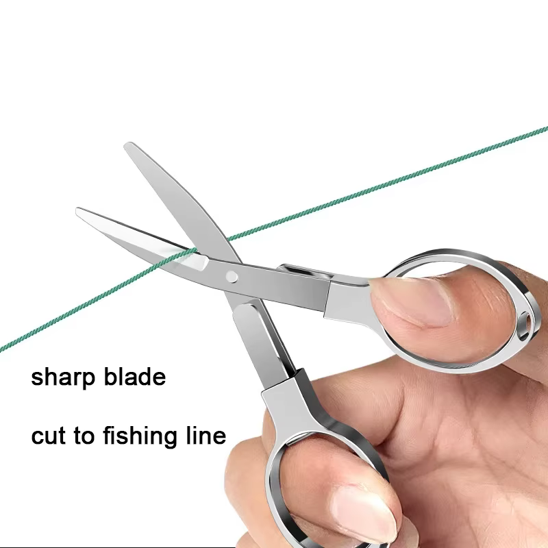 Tijeras cortalíneas de carbono para pesca – Plegables para líneas trenzadas - imagen 5