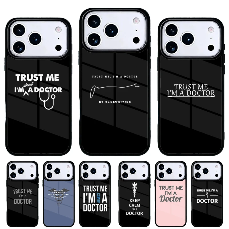 Funda iPhone Confíame, soy médico — Carcasa trasera compatible