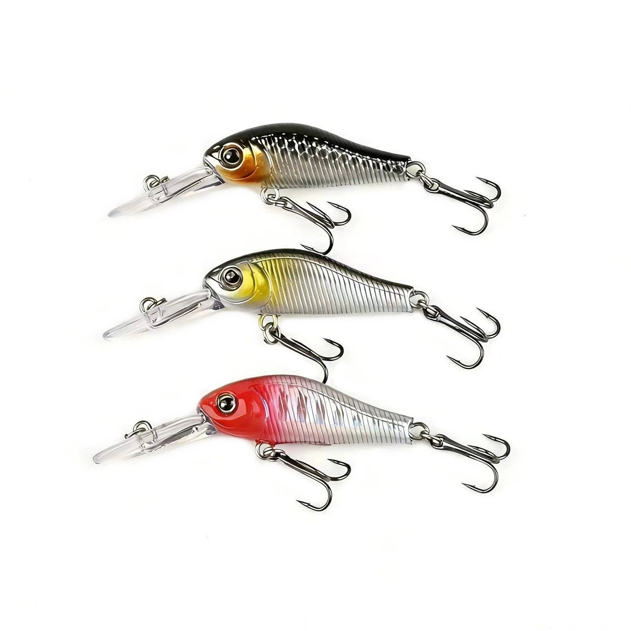 Señuelo Minnow duro con ojos 3D para pesca artificial - imagen 4