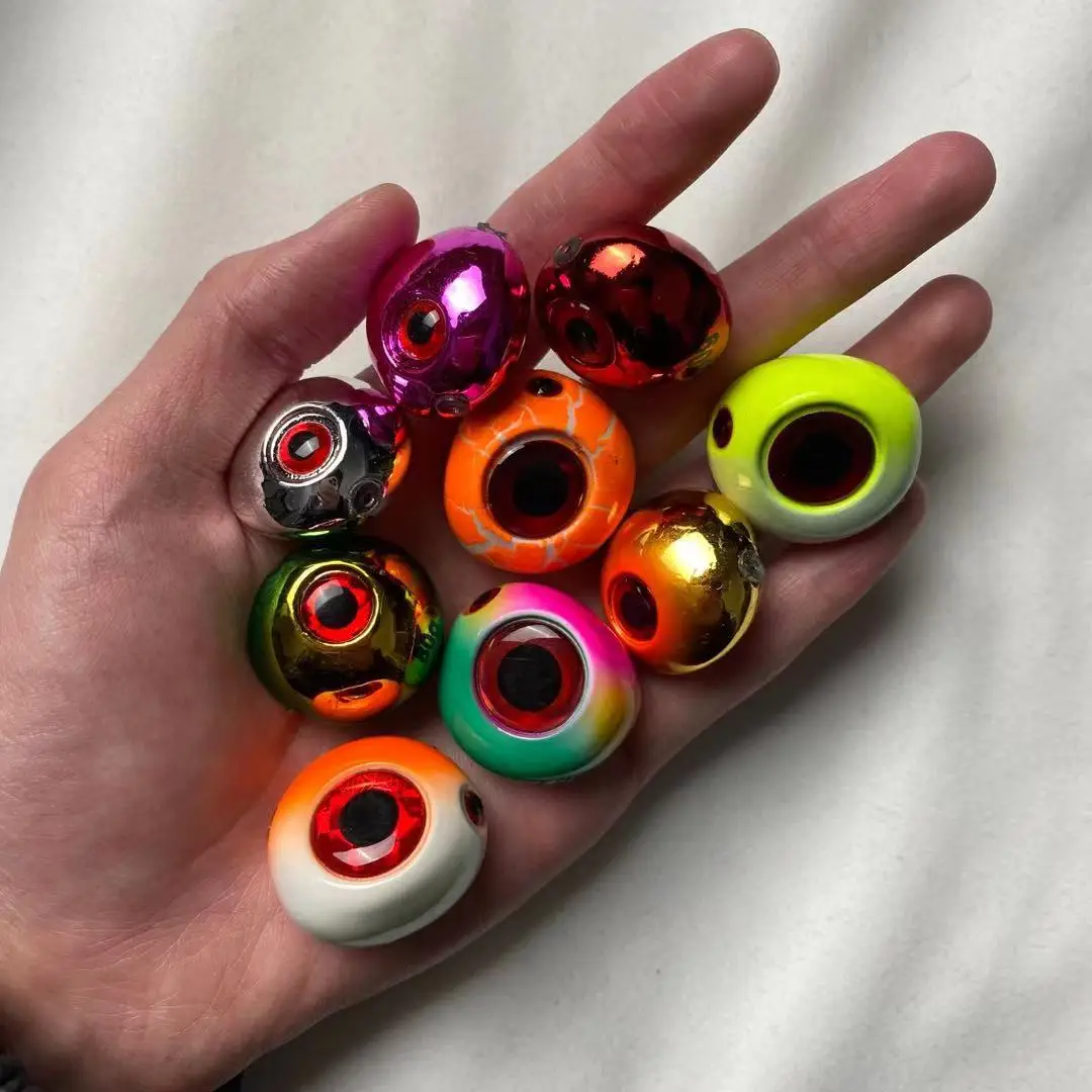 Tenya Kabura Jig Head sin falda luminosa para pargo y marrajo