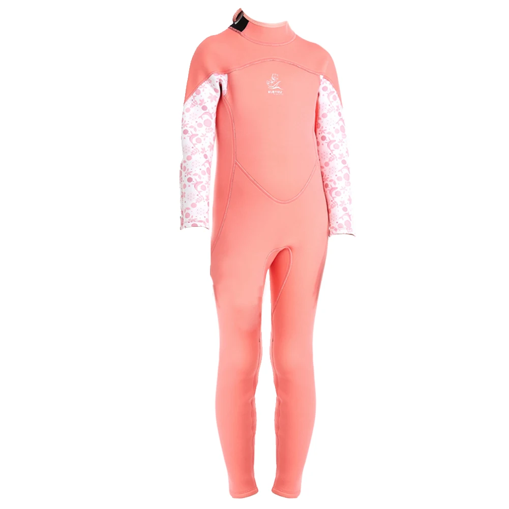 Traje de neopreno grueso para buceo infantil de agua fría