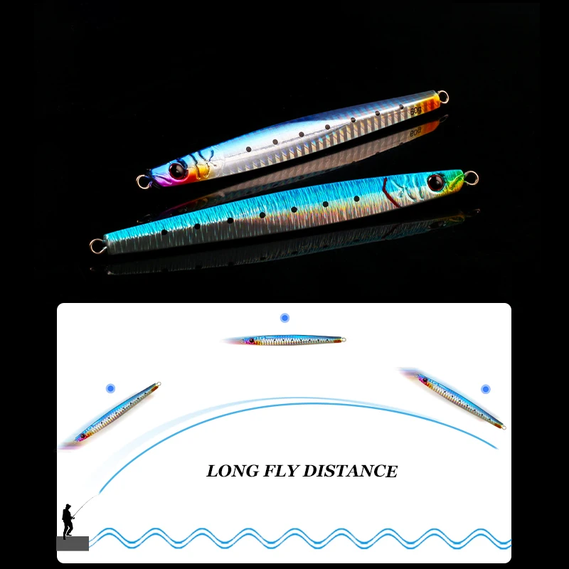 Señuelo jig LETOYO metálico para lubina – jigging en costa - imagen 2