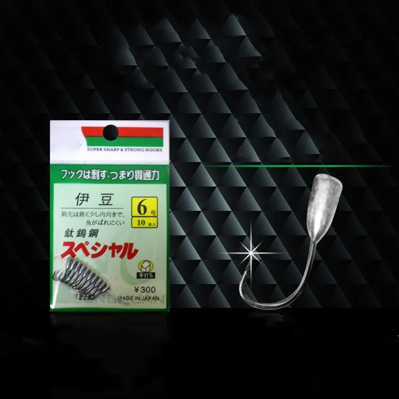 Anzuelos Jig Head con púas – Tungsteno titanio de alta dureza - imagen 2