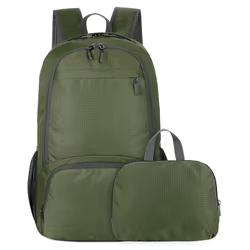 Mochila plegable ligera impermeable para senderismo y viaje