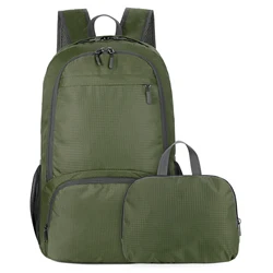 Mochila plegable ligera impermeable para senderismo y viaje