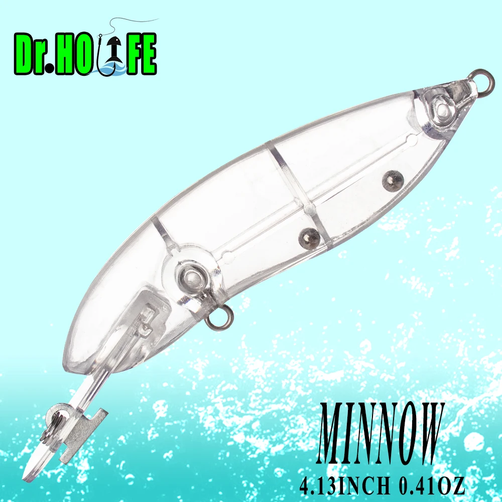 Dr.Holife señuelo Minnow flotante con sonajeros para montaje - imagen 5