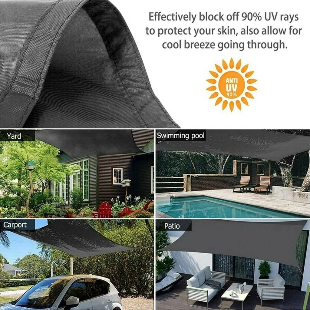 Toldo rectangular impermeable para sombreado con protección UV - imagen 2