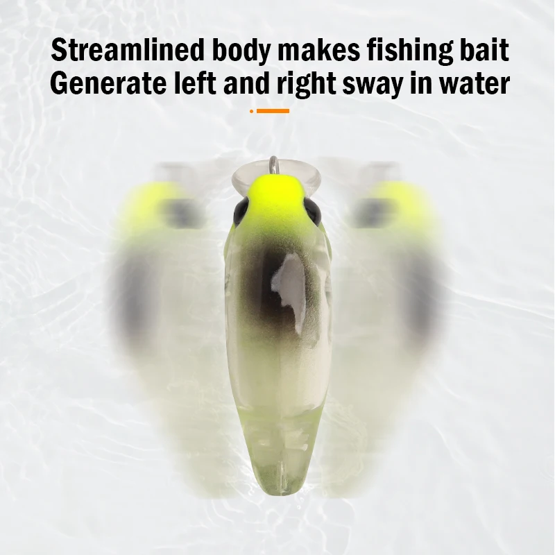 Señuelo de superficie Leydun Minnow flotante – Crankbait de bajo buceo - imagen 3