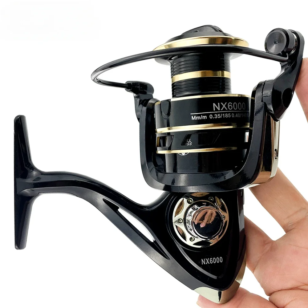 Carrete giratorio para jigging en agua salada de fundición larga - imagen 2