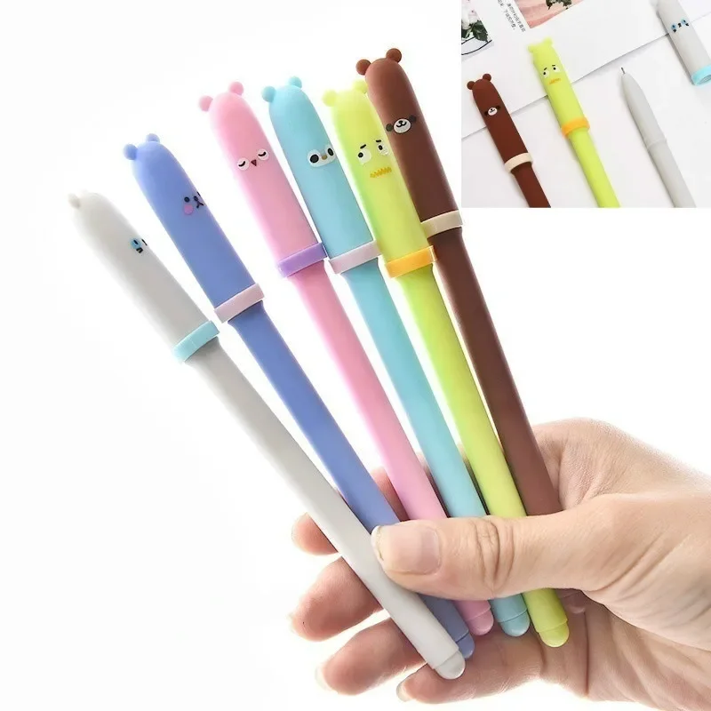 Bolígrafos de gel estilo kawaii con motivos animales