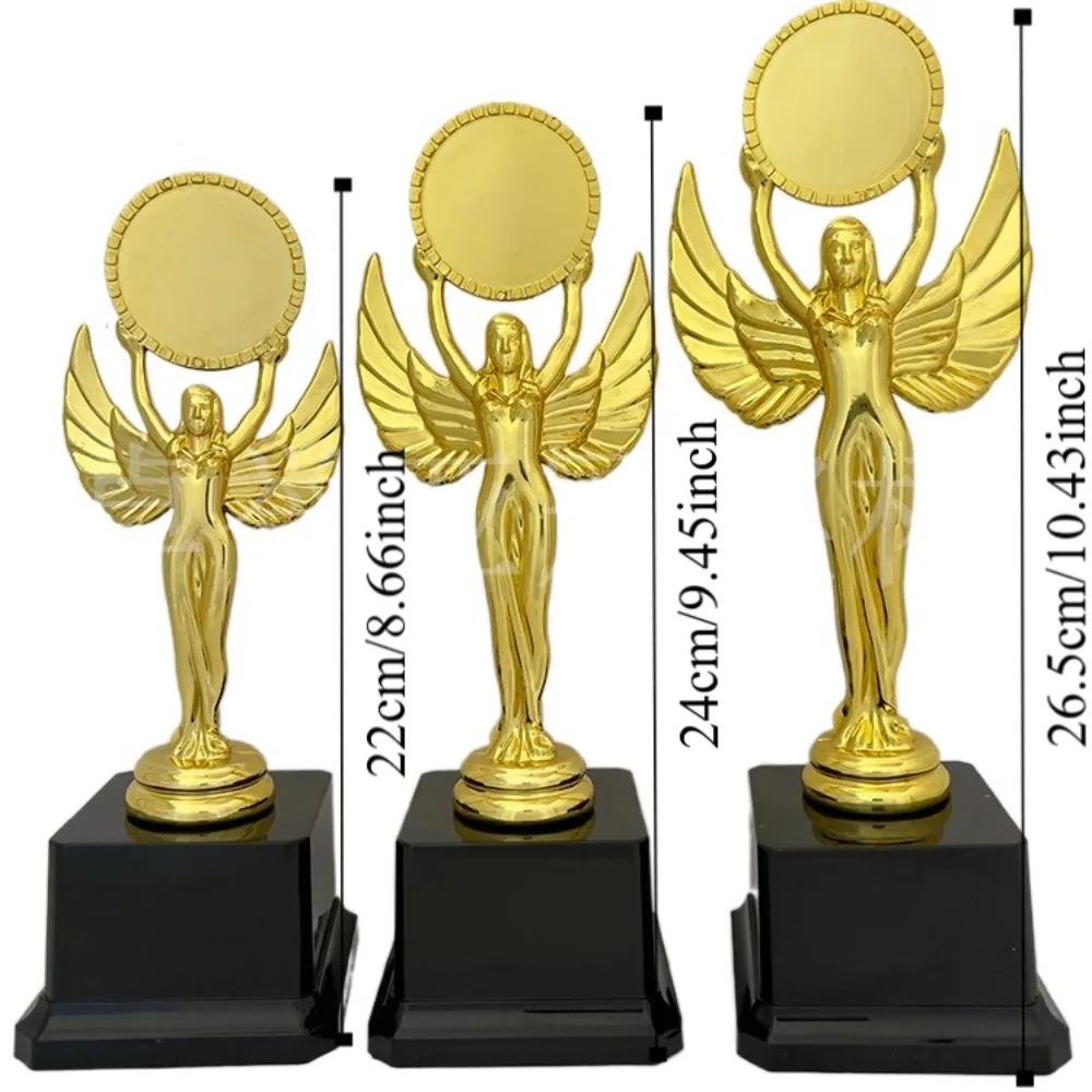 Trofeo dorado para premios