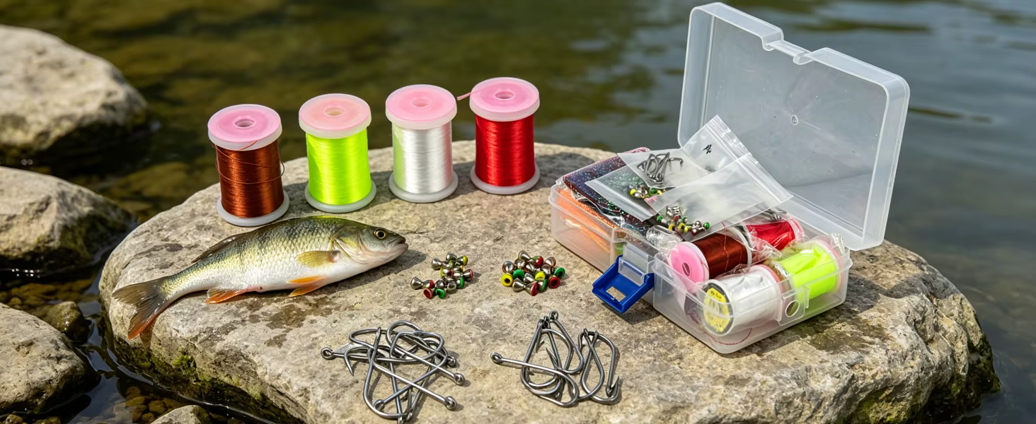 Hilo de atar moscas de pesca FREE FISHER
