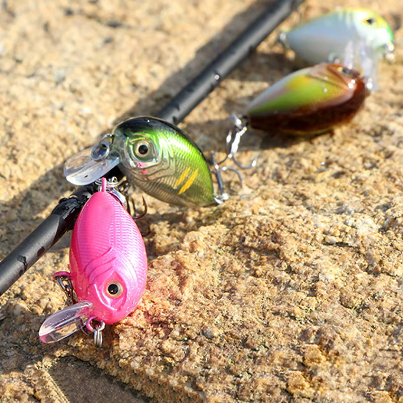 LeToyO Mini Crankbait – Wobbler para trucha - imagen 3
