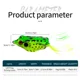 ShareShark señuelo rana topwater de vinilo con ojos 3D y anzuelos - imagen 4