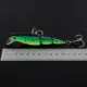 Crankbait Minnow multiarticulado con ojos 3D, hundimiento rápido