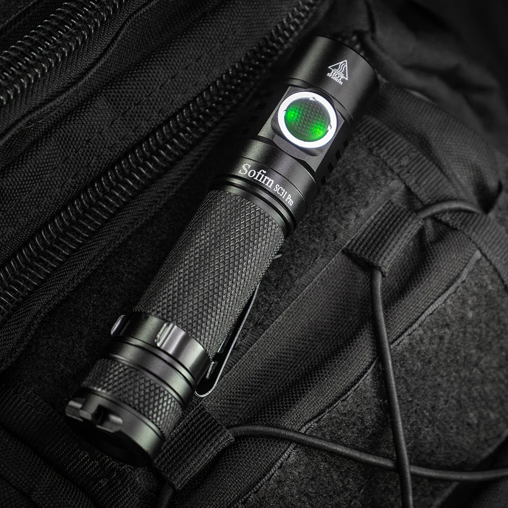 Interfaz Anduril y modos de luz