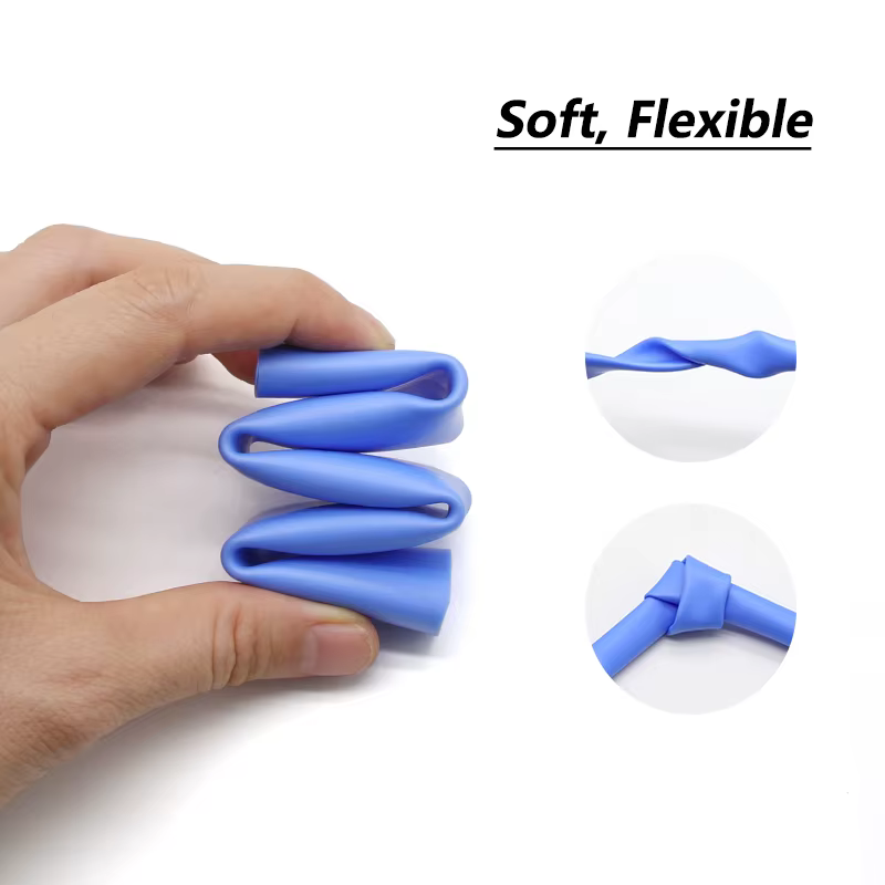 Tubo termocontraíble silicona azul pesca – Aislante cables embarcación - imagen 3