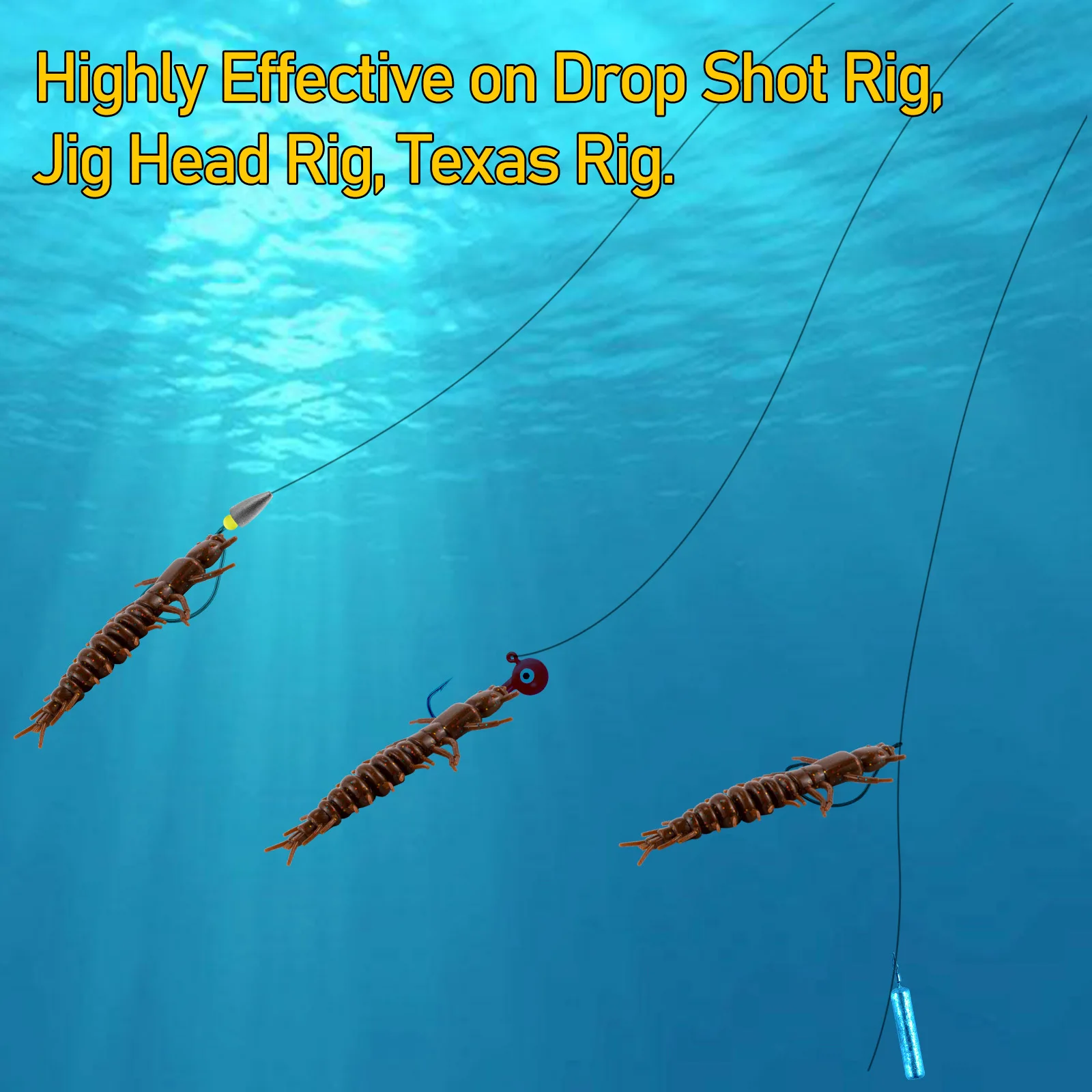 Swimbait de silicona – Señuelo blando para lubina y trucha - imagen 4