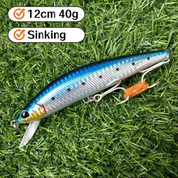 Swolfy Señuelo Minnow hundimiento rápido duro alcance – atún y pargo