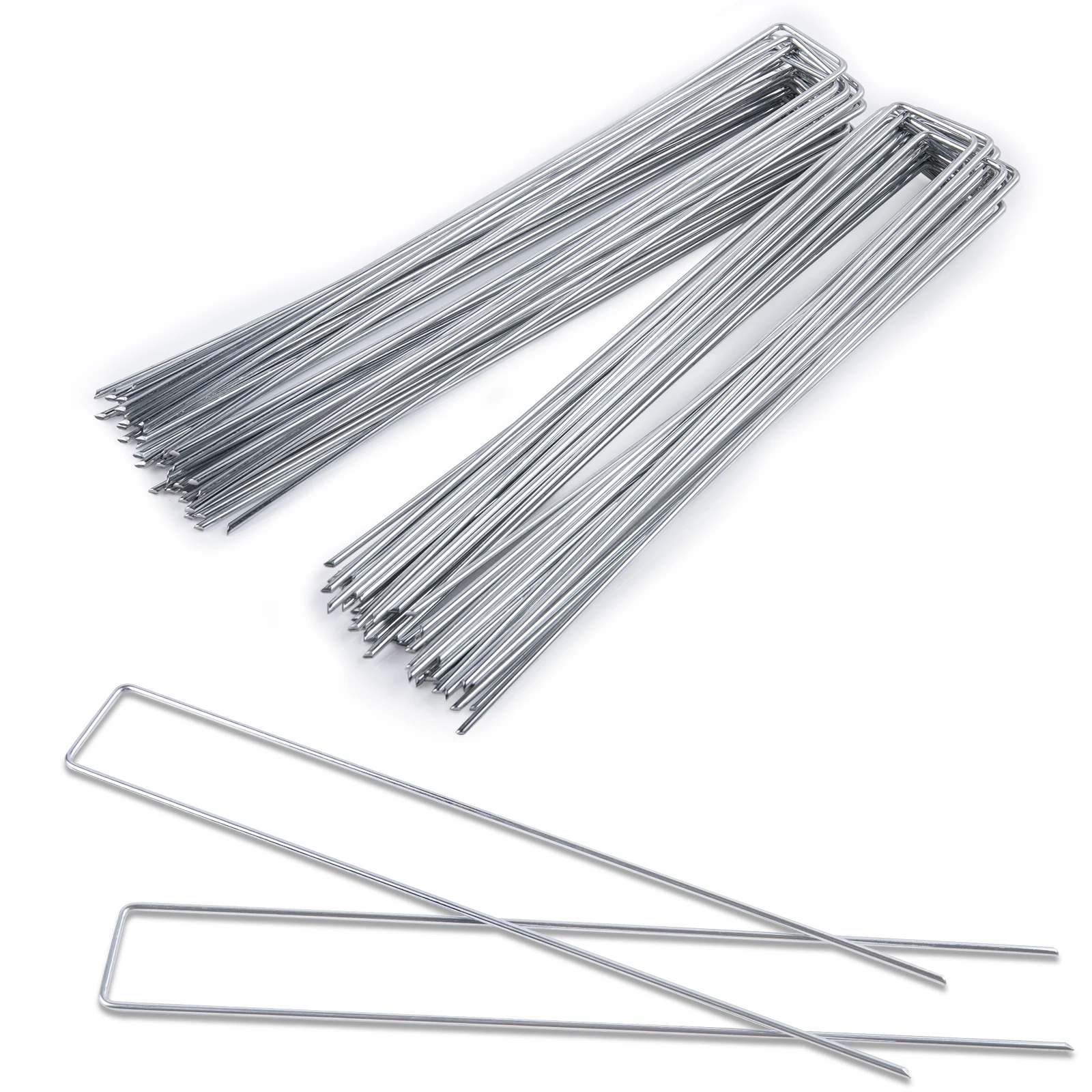 Clavijas de acero galvanizado en U para tienda de campaña - imagen 3