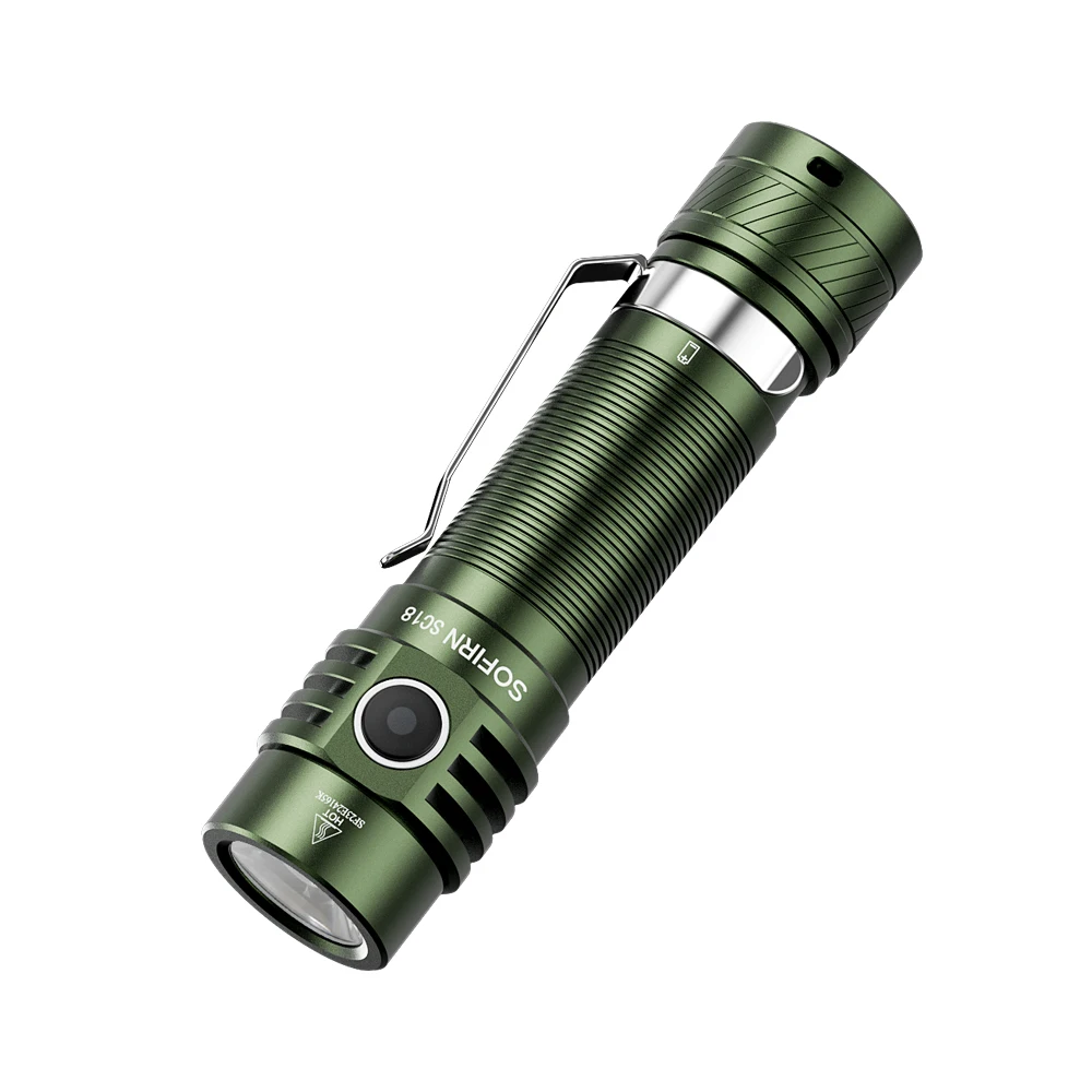 Sofirn SC18 - Linterna EDC 1800lm para pesca, USB-C con óptica TIR - imagen 5
