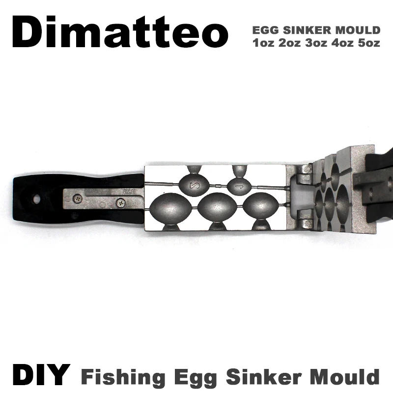 Dimatteo Moldes de plomo para pescar - Kit completo - imagen 4