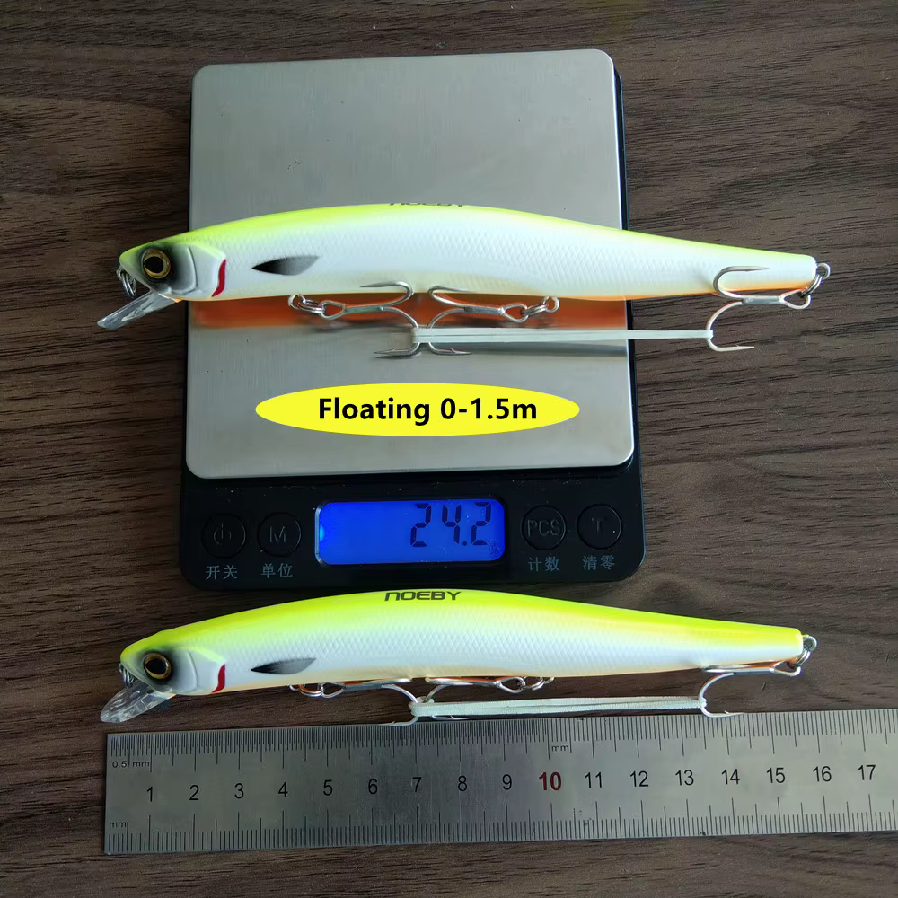 Noeby Minnow flotante 15cm – Señuelo artificial para lubina en alta mar - imagen 4