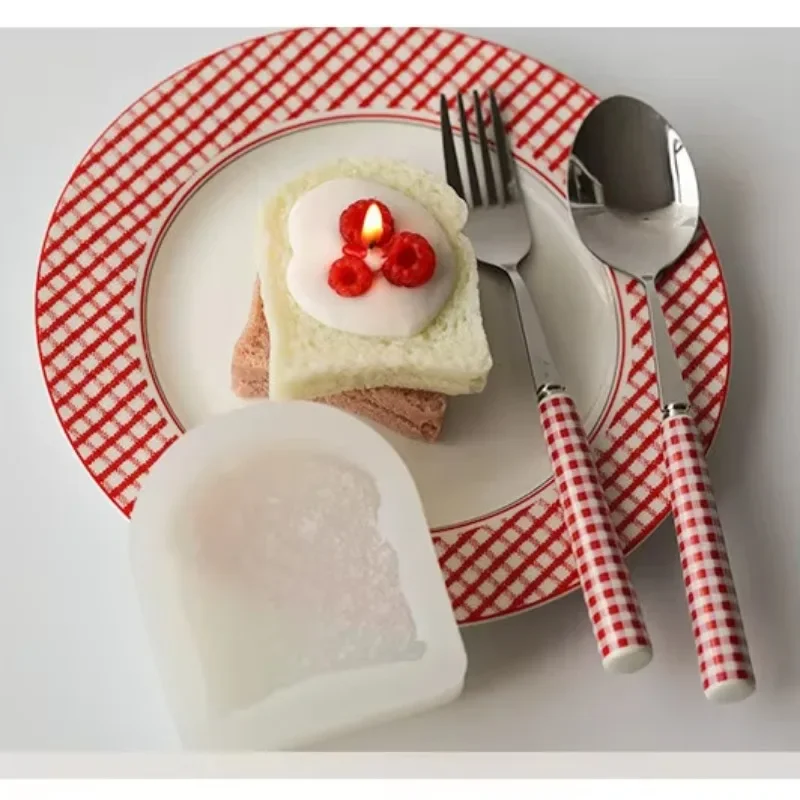 Detalle del molde de silicona flexible para tostadas