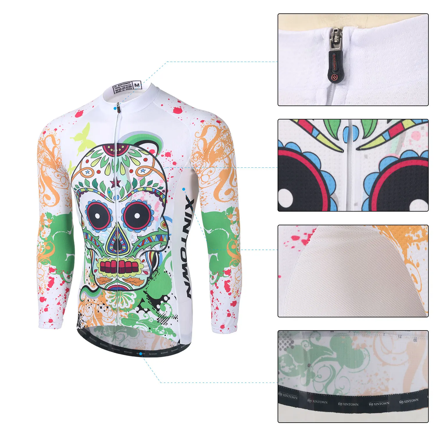 Jersey ciclismo manga larga secado rápido protección solar ultraligero - imagen 4