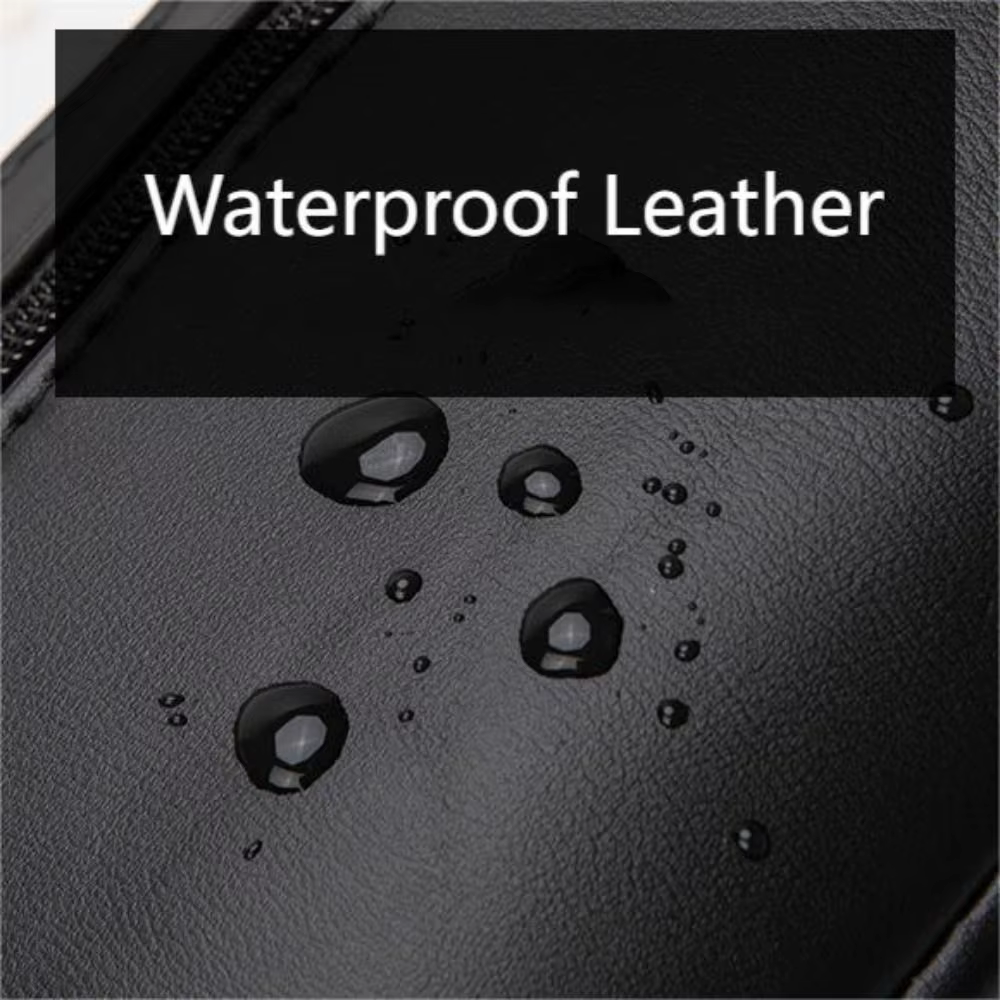 Bolso bandolera de hombro en color sólido mostrado en uso