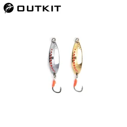 Outkit Mini Spinnerbait Metal – Señuelo para pesca de trucha