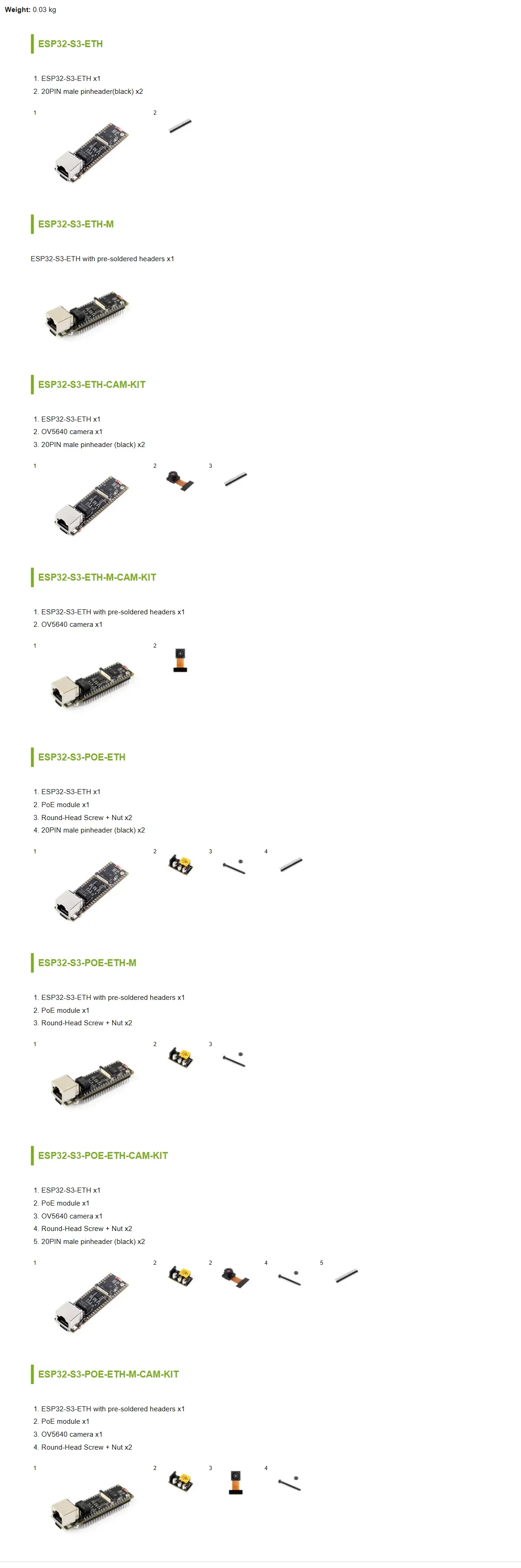 Placa de desarrollo ESP32-S3 ETH