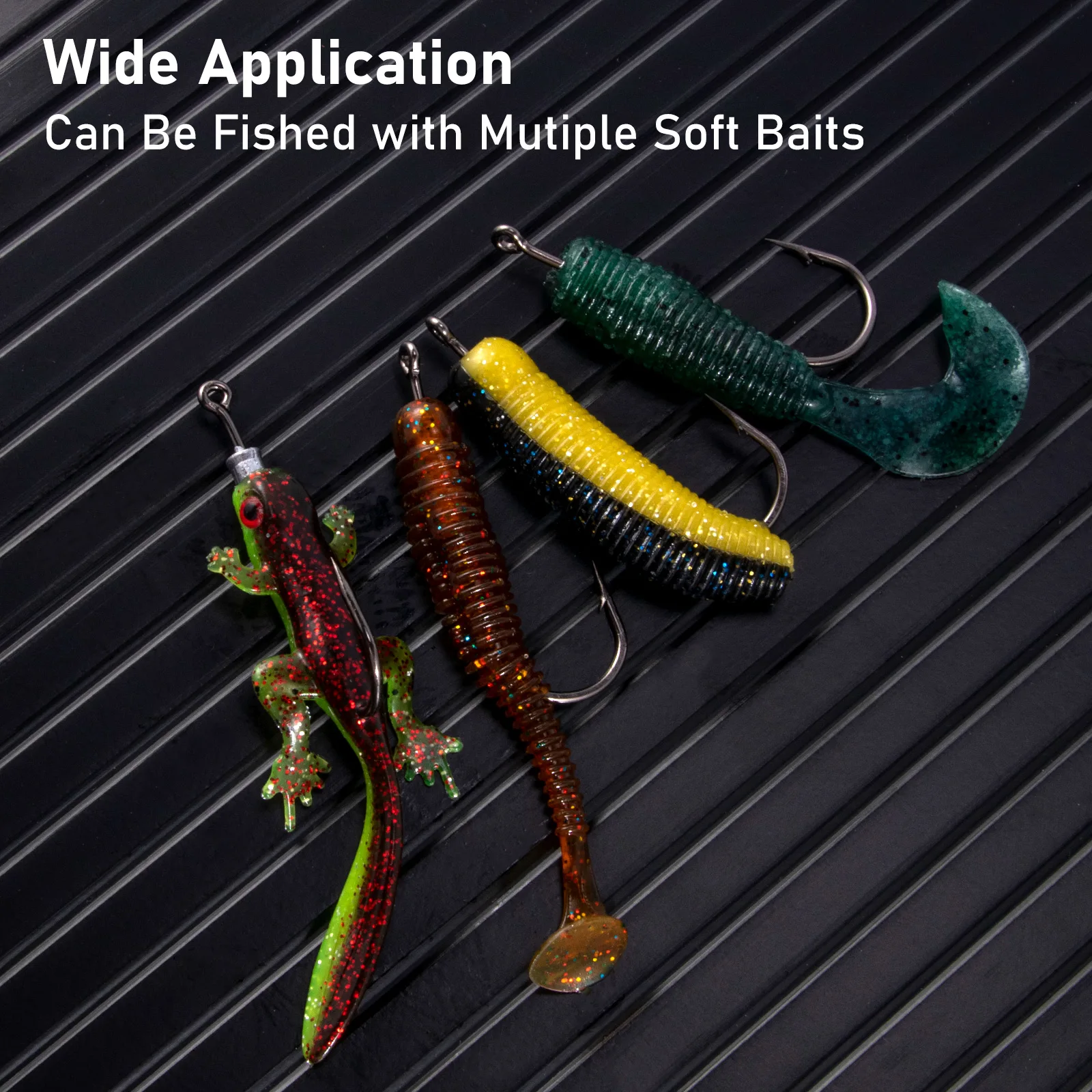 Anzuelos Jig Head ponderados para lubina – Señuelos blandos agua salada/dulce - imagen 5