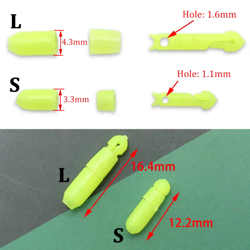 Conector híbrido elástico para pesca de carpa - imagen 4