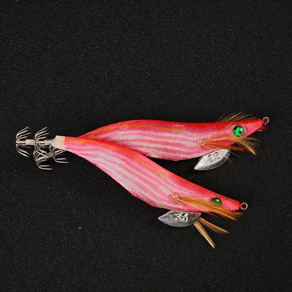 Ackibbik señuelos de calamar en madera para pesca marina - imagen 5