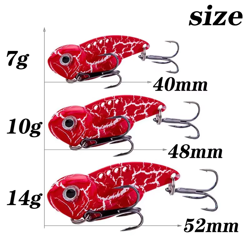 Cuchara Spinner Metálica VIB con paleta para pesca deportiva - imagen 2