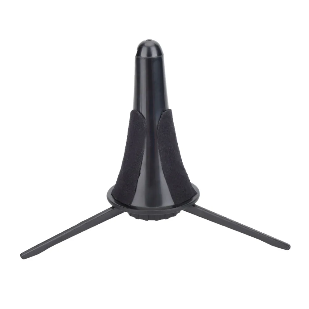Trípode plegable para clarinete de ABS y metal negro, soporte seguro - imagen 4