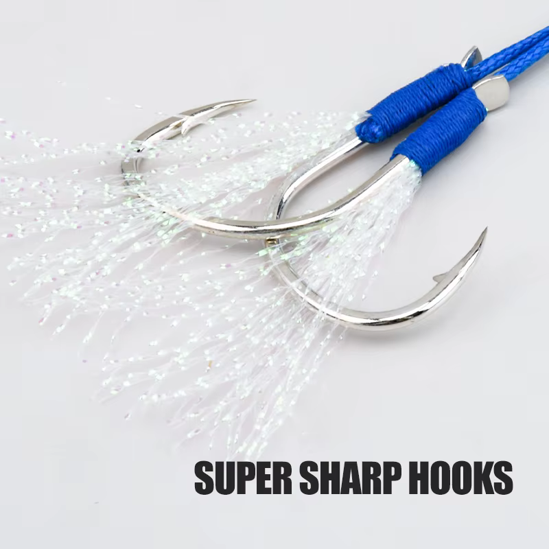 Teaser HK006 Anzuelo Doble Jig Acero Carbono - imagen 3