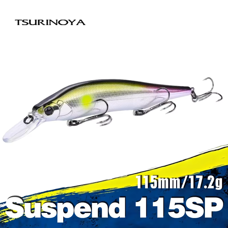 Señuelo Tsurinoya Long Casting 115SP Jerkbait Aurora – Minnow suspendido 115mm 17.2g - imagen 5