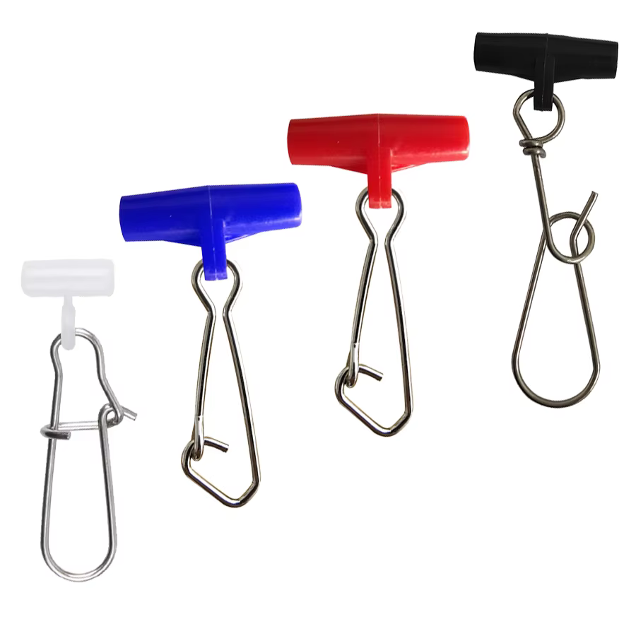 Duo Plomos corredizos en acero inoxidable con broche para pesca - imagen 4